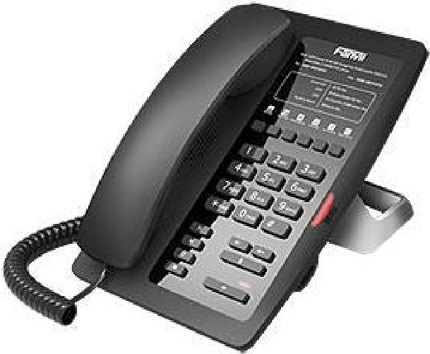 Fanvil Hotel Phone H3 - Telefono IP - Nero - Cornetta cablata - 16 MB - 8 MB - VxWorks (H3)