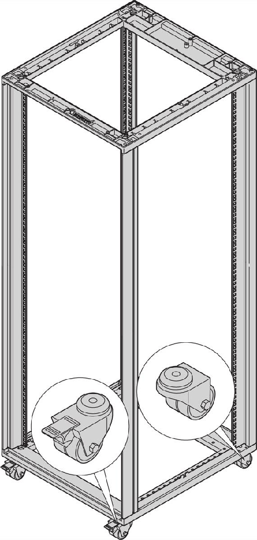 SCHROFF Ruote piroettanti SCHROFF - Ruote piroettanti SET 200KG 50D 4pz (27230067)