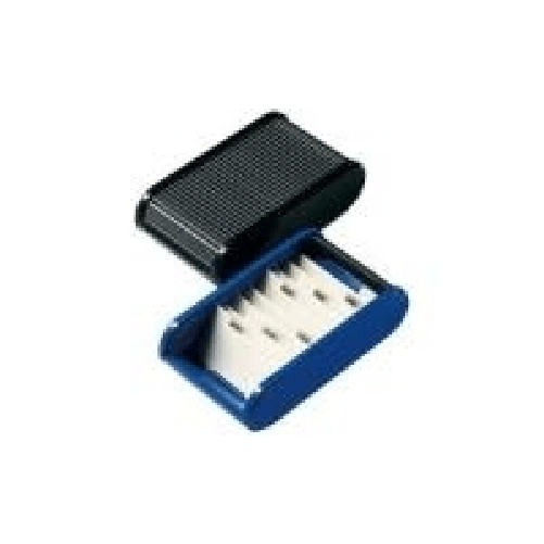 Helit '''porta biglietti da visita elicoidale grigio chiaro/nero "'' Helit H6218098 portabiglietti da visita Plastica Nero, Grigio