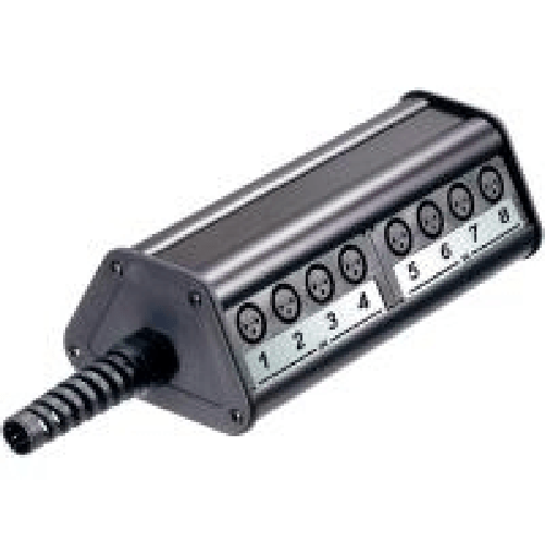 Neutrik Scatola di distribuzione Neutrik XLR stage box numero di poli 3 nero NSB2B-12/4 1 pezzo (NSB2B