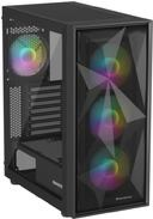 Genesis Case computer desktop ATX Genesis NPC-2172 Nero Genesis Gehäuse DIAXID 605 ARGB mit Sichtfenster schwarz (NPC-2172)