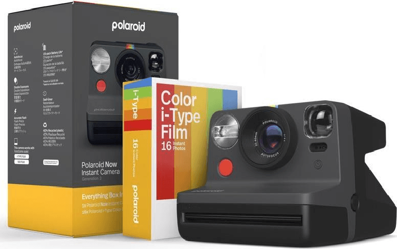 POLAROID Fotocamera istantanea Polaroid Now i-Type bianco/nero Everything Box Gen2