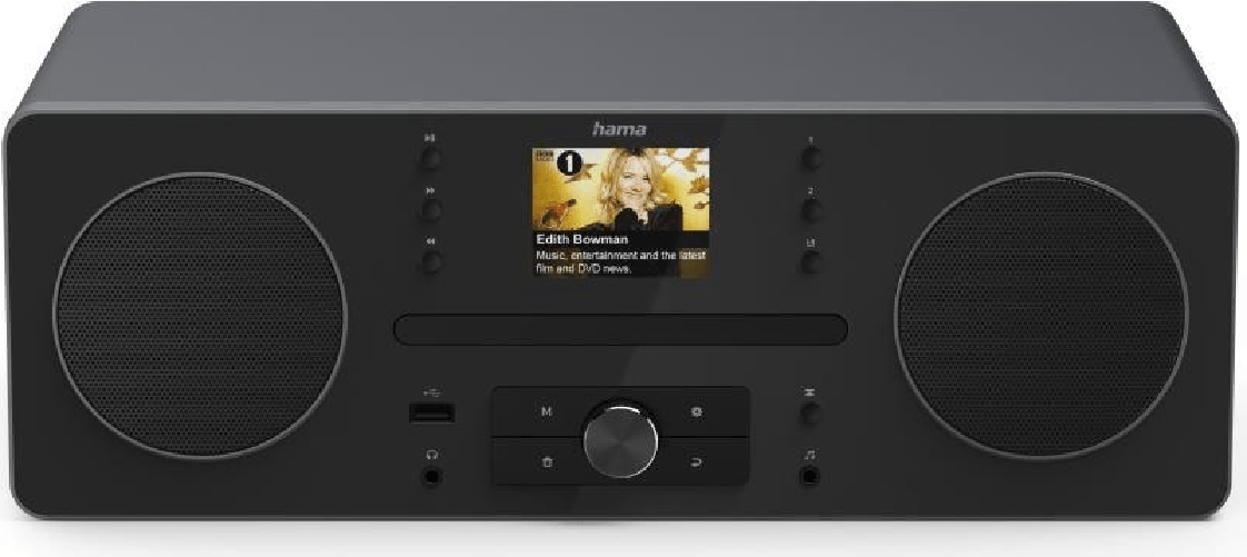 Hama Radio digitale Hama DR1560CBT DAB/FM/CD/Bluetooth RX nero (00054254)
