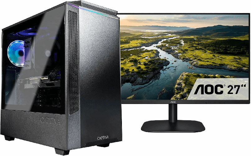 CAPTIVA Power Starter I75-126 TFT Bundle Intel Core i5 8 GB DDR4-SDRAM 500 GB SSD ()