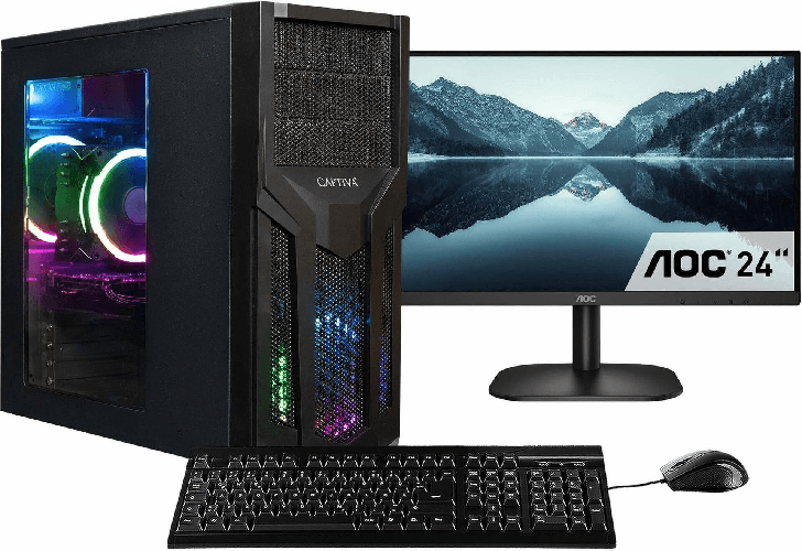 CAPTIVA PC Power Starter R80-019 TFT Bundle (Ryzen 7 5700G/SSD 1TB/16384/DVD