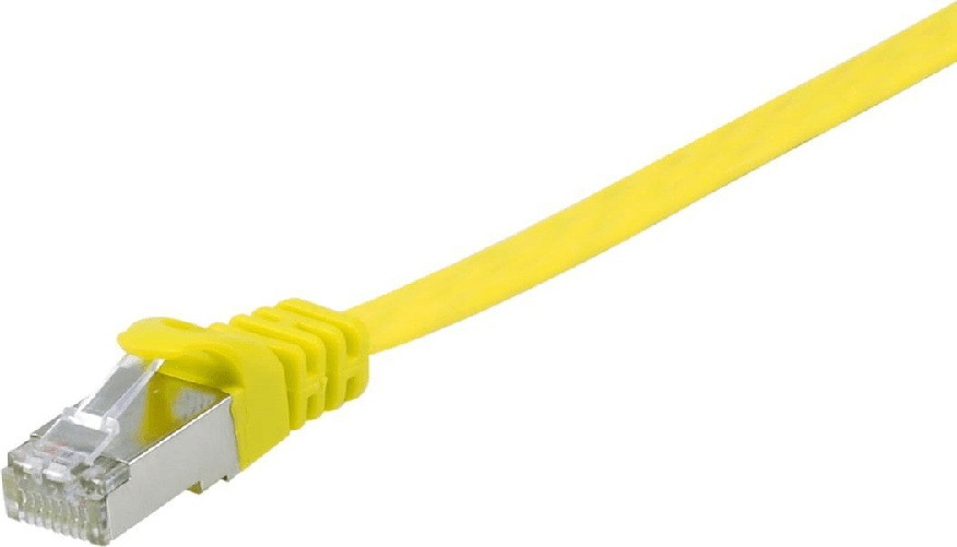 Equipaggia 607660 cavo di rete giallo 1 m Cat6a U/FTP (STP) (607660)
