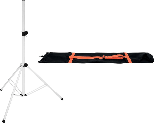 OMNITRONIC Set BS-2 EU supporto per altoparlante bianco borsa per il trasporto (20000835)