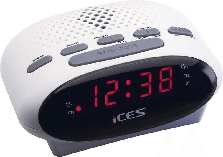 Lenco Radiosveglia LENCO ICES ICR-210 BIANCO (ICR210 BIANCO) Ices ICR-210 Orologio Bianco