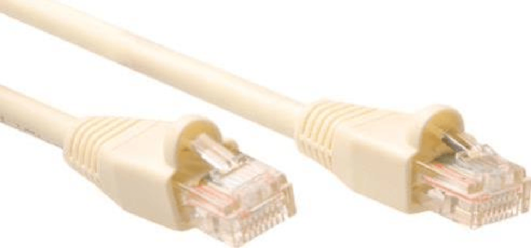ACT Cavo patch U/UTP CAT5E ACT Ivory da 05 metri antigroviglio con connettori RJ45