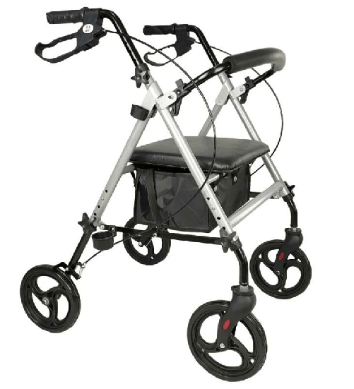 Ausilium Rollator Alluminio Leggero 4 Ruote Pieghevole