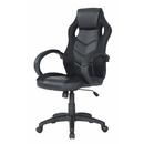 Dmora Sedia da gaming Darlanc, Poltrona da gaming adulto, Sedia da scrivania, 66x61h104/114 cm