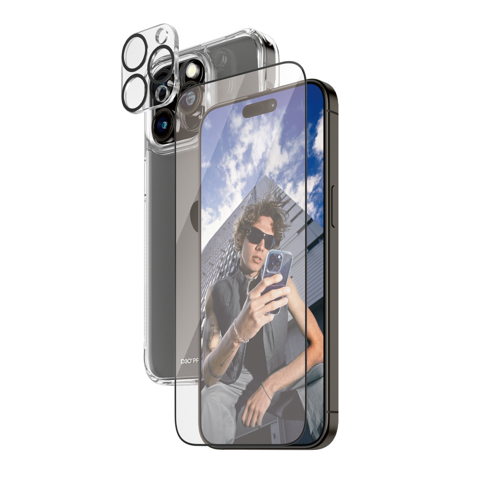 PanzerGlass B1175+2812 protezione per lo schermo e il retro dei telefoni cellulari Pellicola proteggischermo trasparente Apple 1 pz