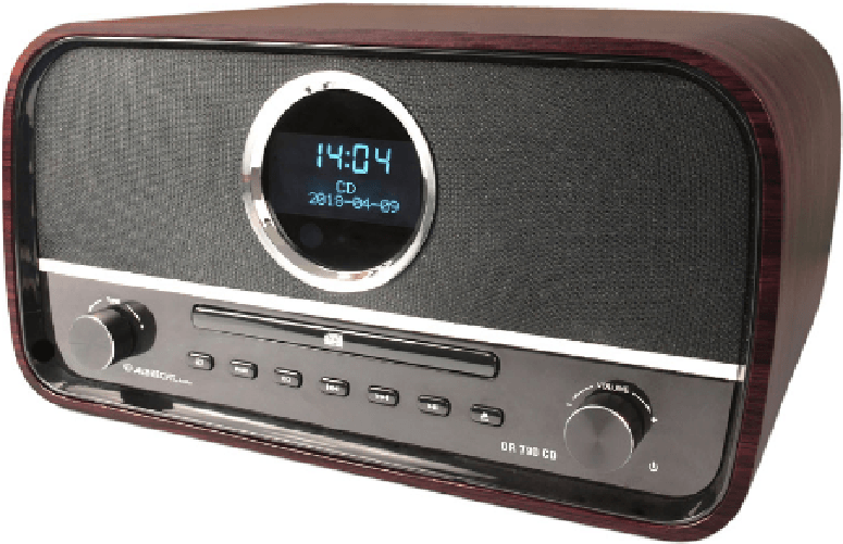 Albrecht DR 790 CD digitale radio FM Bluetooth lettore CD USB Albrecht DR 790 CD Portatile Digitale Nero, Legno