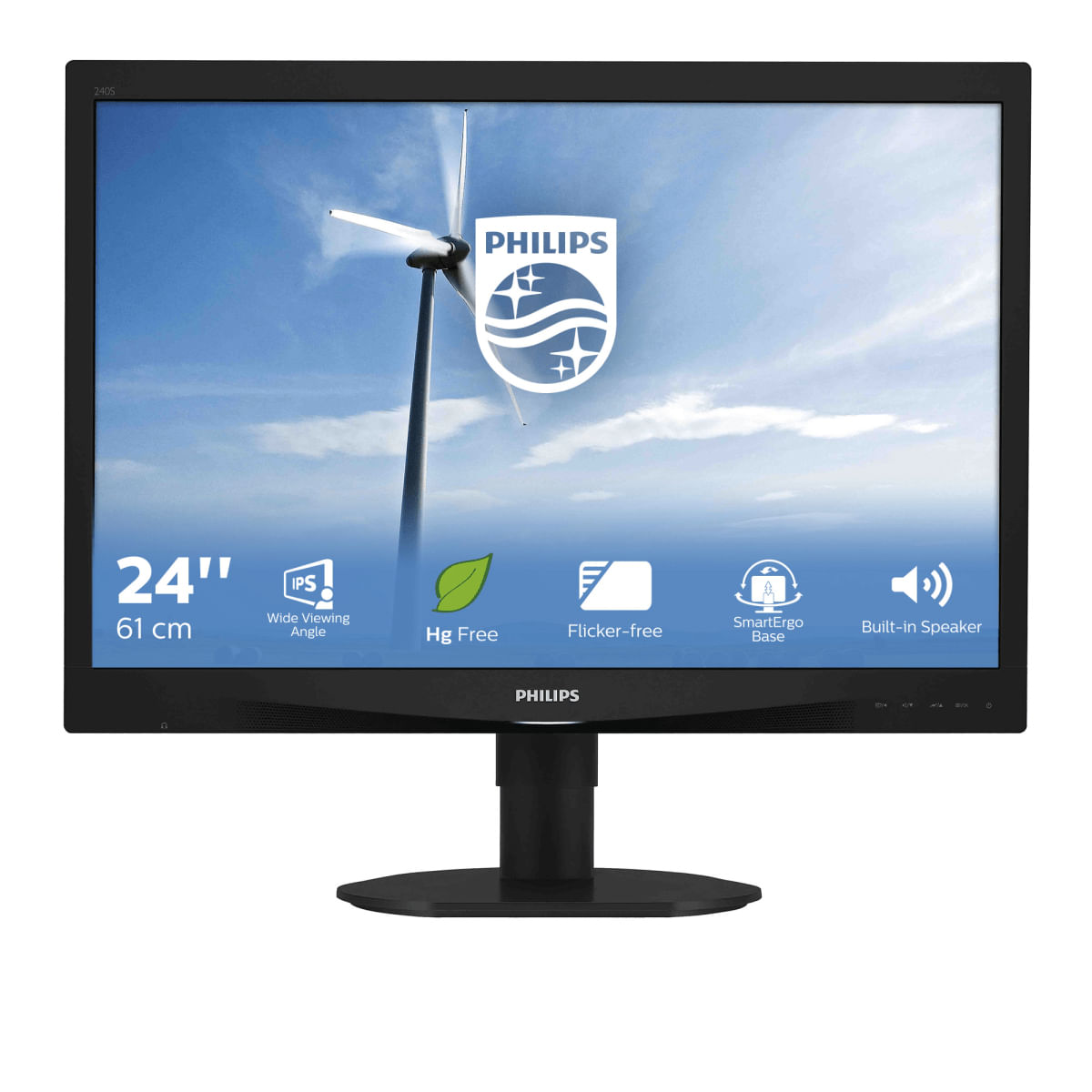 PHILIPS MONITOR LED 24" FULL HD 2K 5MS DVI/DISPLAY-PORT/VGA 240S4QYMB/00 Philips S Line Monitor LCD con SmartImage 240S4QYMB/00