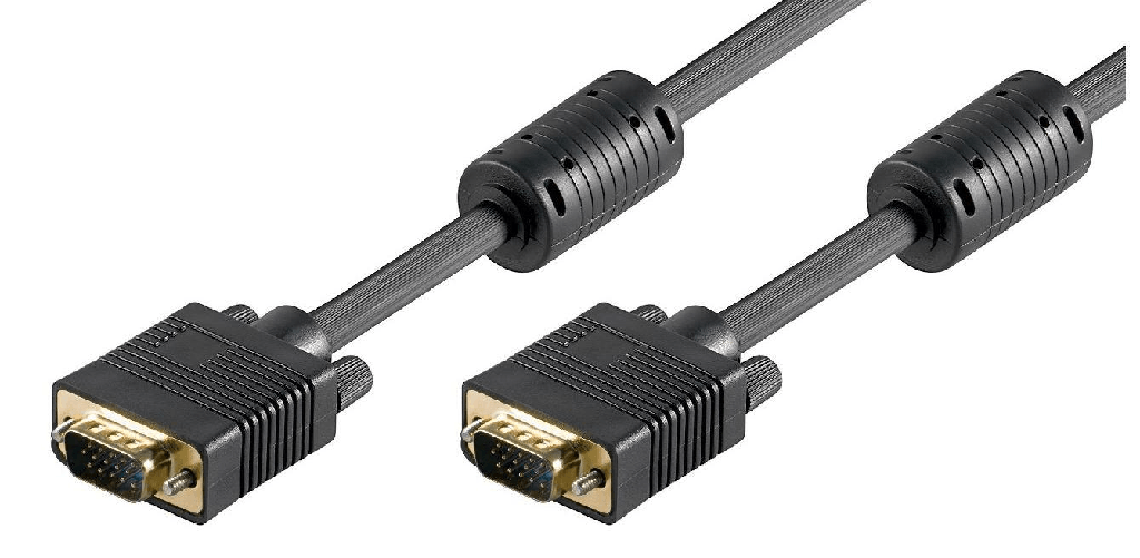 Microconnect MONGG10FB cavo VGA 10 m Nero (SVGA HD15 10m M-M w.ferritcore - DoubleShielded Black - Max. resolution Full Microconnect MONGG10FB cavo VG