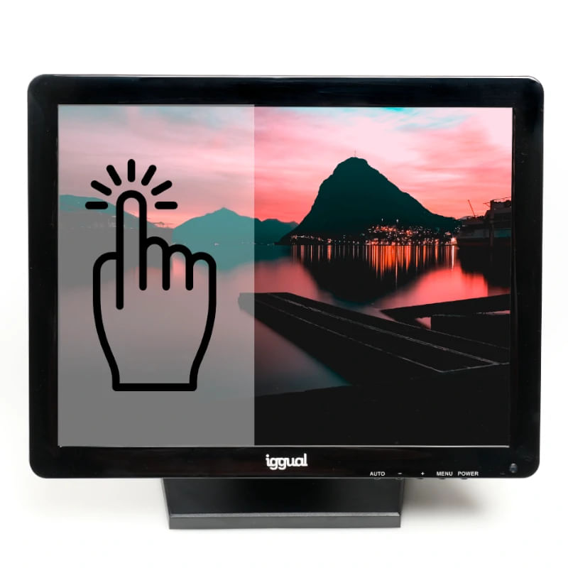 iggual IGG315750 monitor POS 38,1 cm (15") 1024 x 768 Pixel Touch screen