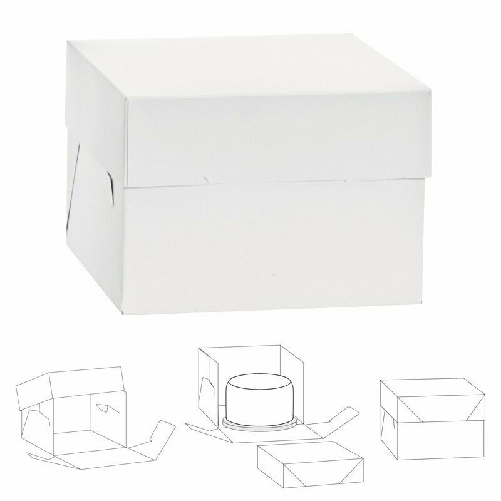 Scatola per torta - 40,5 x 40,5 x 25 h cm