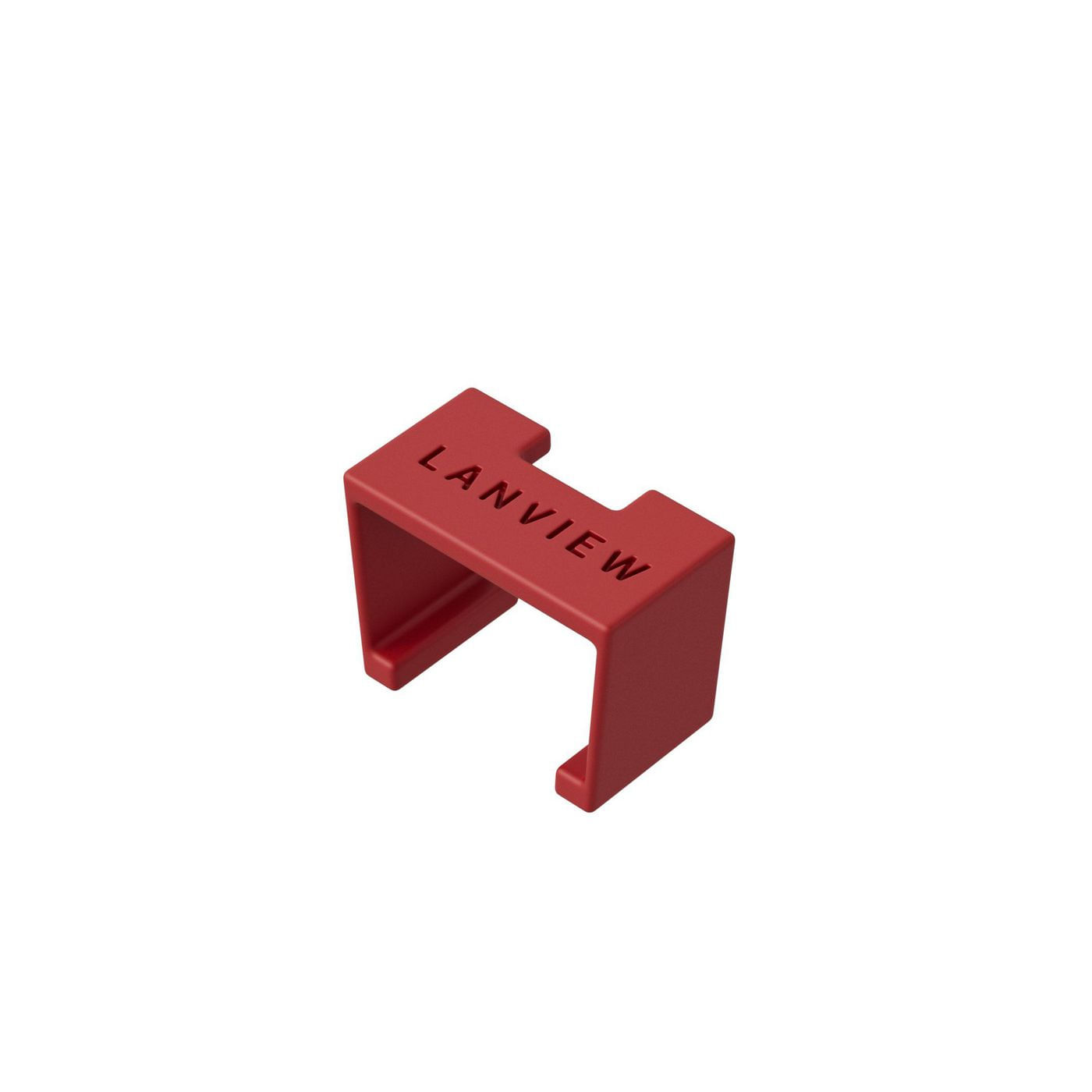 Lanview LVT-SC-R accessorio per cavi Clip di codifica a colori (SmartClicks Clips 20pcs Red - Warranty 300M) Lanview LVT-SC-R accessorio per cavi Clip