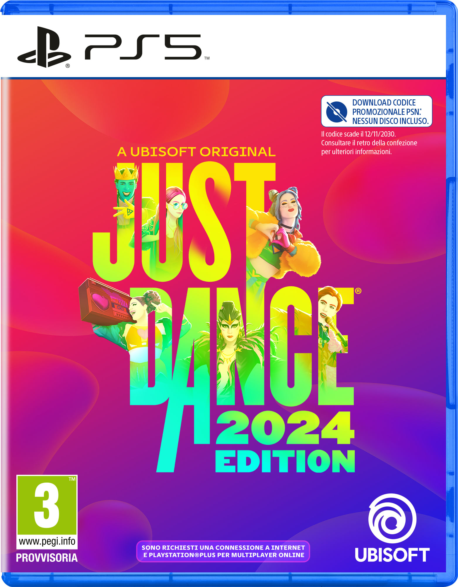 Ubisoft Videogioco Just Dance 2024 Digital Download per PlayStation 5 Ubisoft Just Dance 2024 PS5