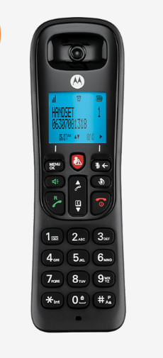 Motorola CD4001 Telefono DECT Identificatore di chiamata Nero MOTOROLA CD4001 Telefono DECT con blocco chiamate