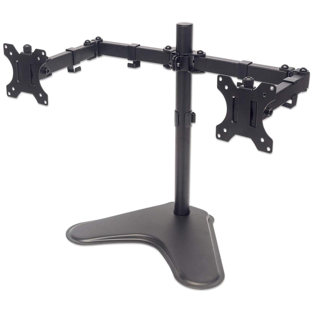 Manhattan 461559 supporto da tavolo per Tv a schermo piatto 813 cm 32 Nero Scrivania (TV & Monitor Mount Desk Double-Lin Manhattan 461559 Supporti a p