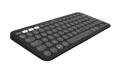 Logitech Pebble Keys 2 K380s tastiera RF senza fili Bluetooth QWERTY US International Grafite (PEBBLE KEYS 2 K380S TONA Logitech Pebble Keys 2 K380s