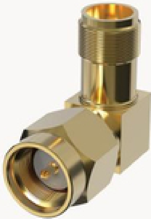 Axis 02470-021 adattatore per inversione del genere dei cavi Oro (AXIS TU6002 RIGHT-ANGLE SMA ADP - BULK PACK OF 10X 90 Axis 02470-021 adattatore per