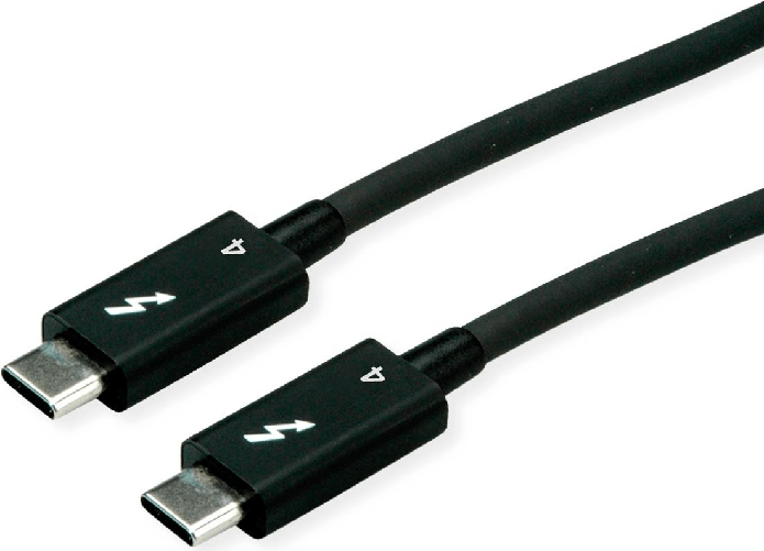 Roline Cavo Thunderbolt 4 C-C 40G 8K30 100W passivo 10m - Cavo - Dati digitali ROLINE 11.02.9046 cavo USB USB 3.2 Gen 1 (3.1 Gen 1) 1 m USB C Nero