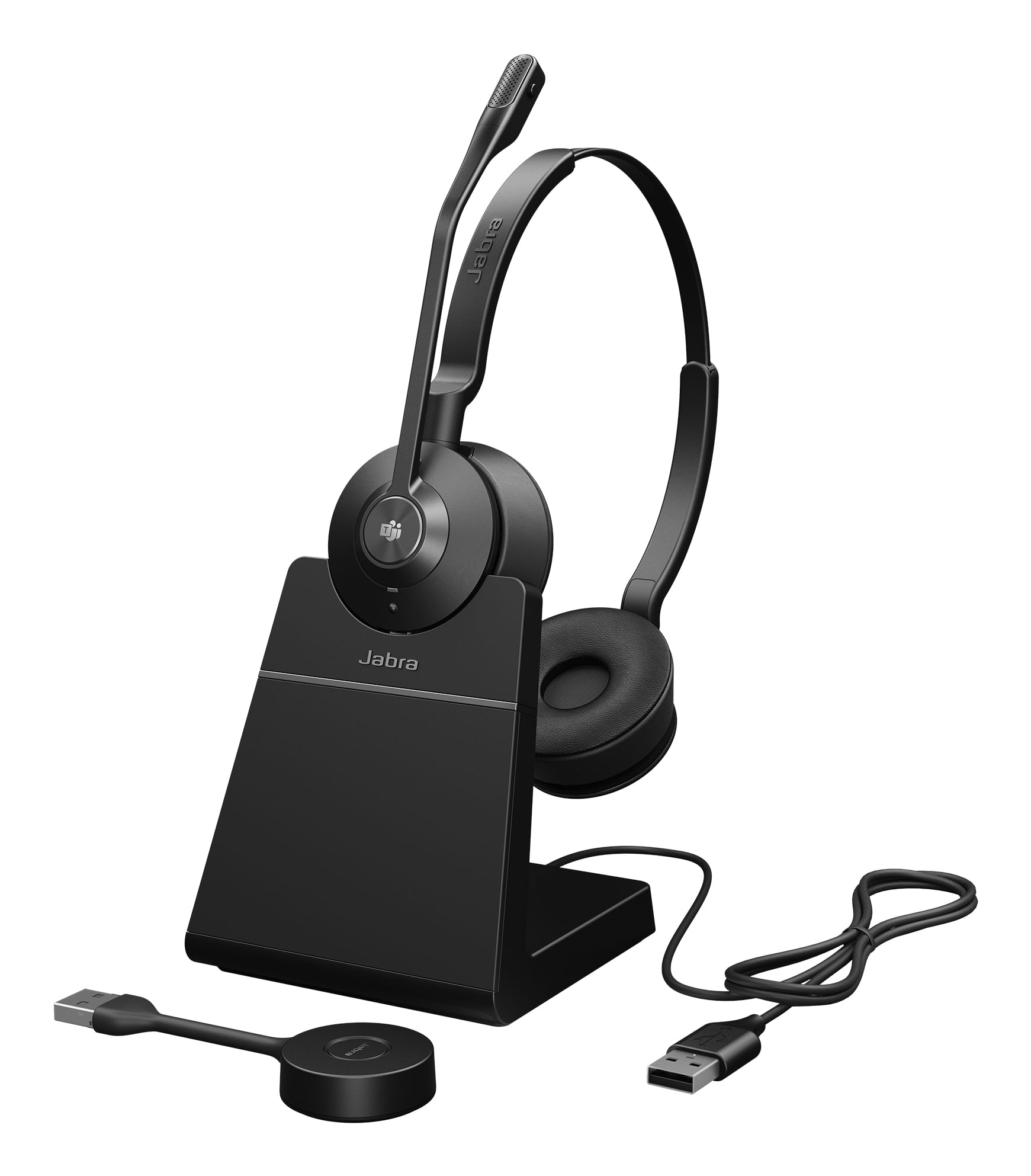Jabra engage 55 se auricolare wireless ufficio stereo nero dect 150m microsoft teams