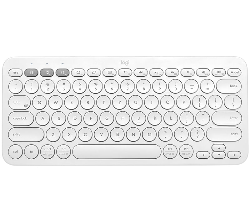 Logitech K380 Multi-Device tastiera Universale Bluetooth QWERTZ Tedesco Bianco