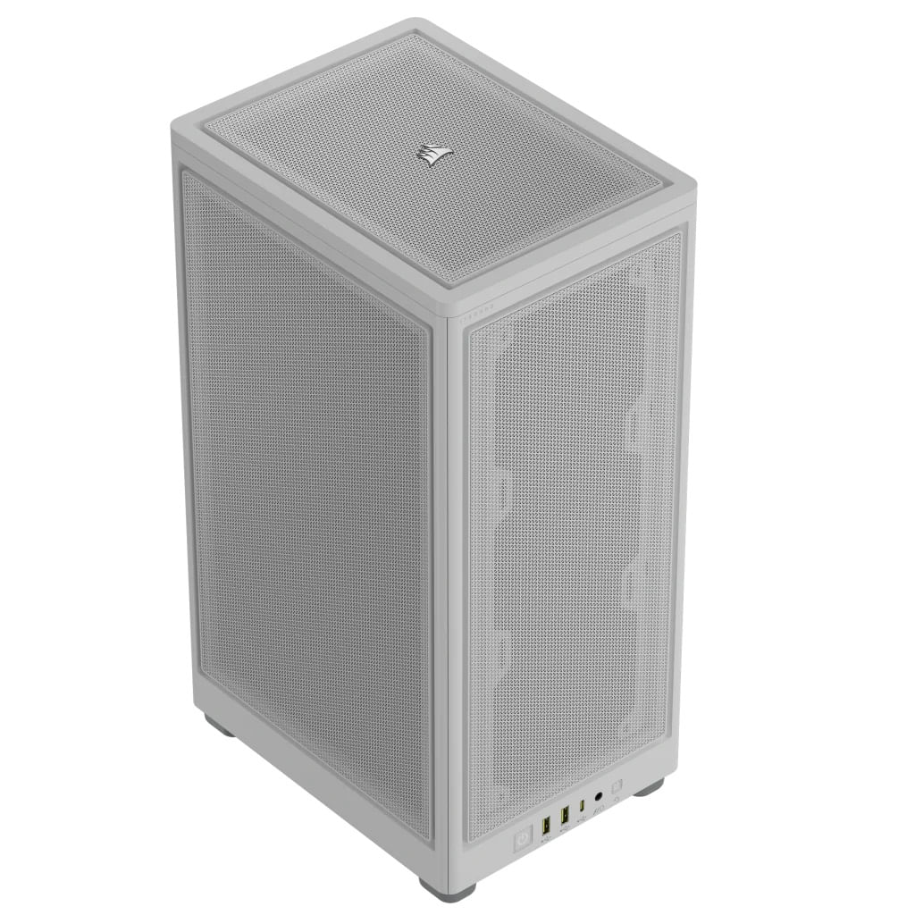 Corsair 2000D AIRFLOW Small Form Factor SFF Bianco (Corsair 2000D Airflow Mini ITX Gaming Case Steel Mesh Panels Up to 8 Corsair 2000D AIRFLOW Small F