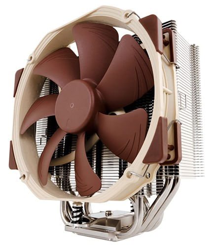 Noctua NH-U14S sistema di raffreddamento per computer Processore Refrigeratore 12 cm Marrone, Acciaio inox Ventola per CPU Noctua NH-U14S