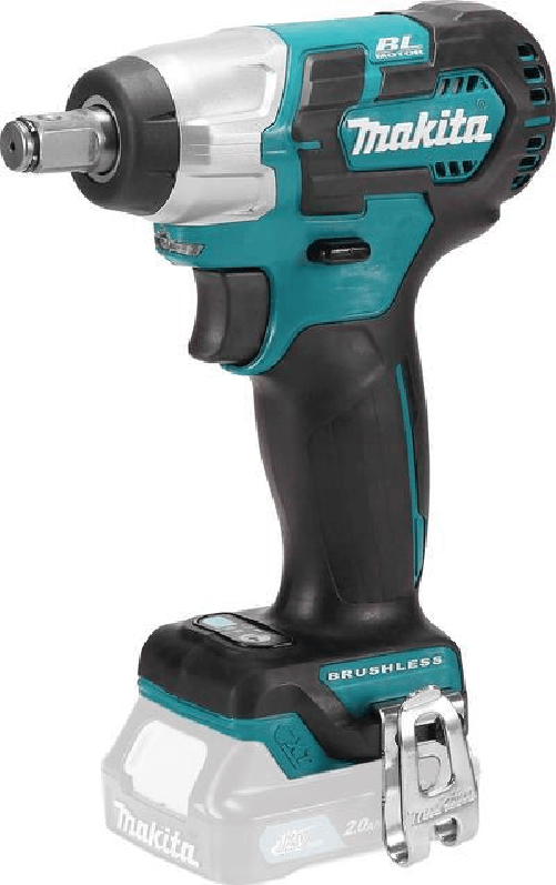 Makita Avvitatore a percussione a batteria TW161DZ 12 volt blu nero senza batteria e caricabatterie Makita TW161DZ avvitatore a batteria 1/2" 2400 Gir