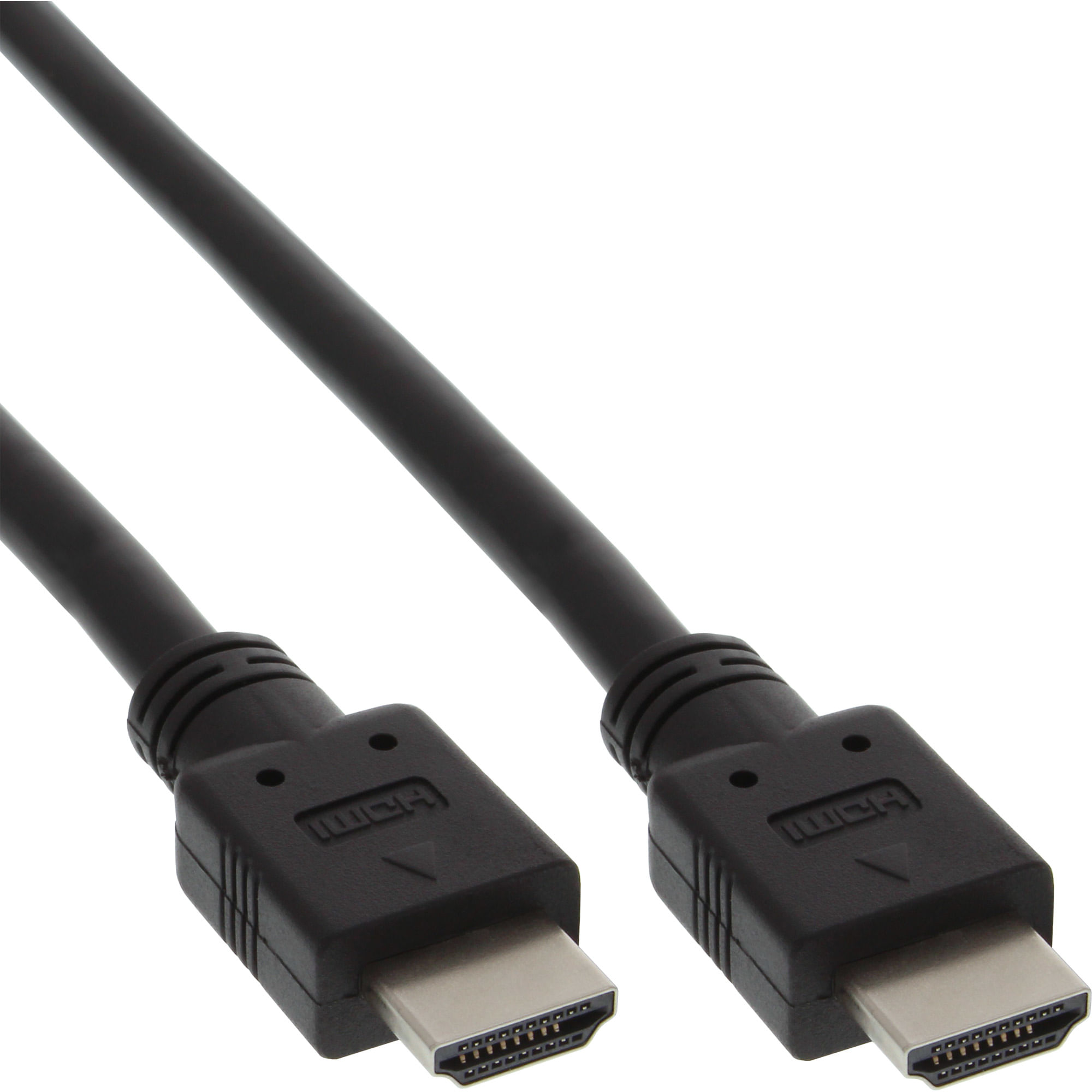 InLine Cavo HDMI - HDMI alta velocità - maschio - maschio - nero - 05 m InLine Cavo HDMI-High Speed, nero, maschio / maschio, 0,5m