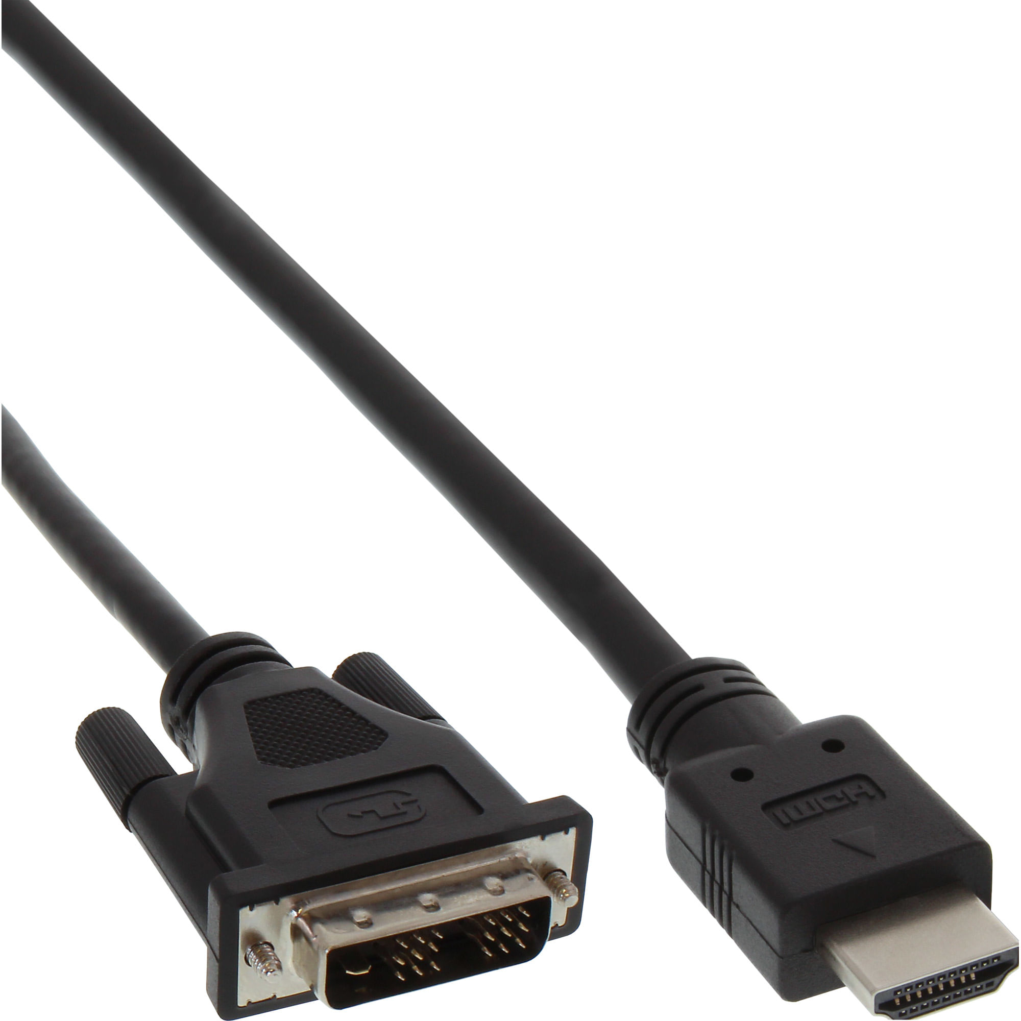 InLine Cavo adattatore HDMI-DVI - da spina HDMI a spina DVI 181 - 05 m InLine Cavo HDMI a DVI 18+1, nero, maschio/maschio, 0,5m