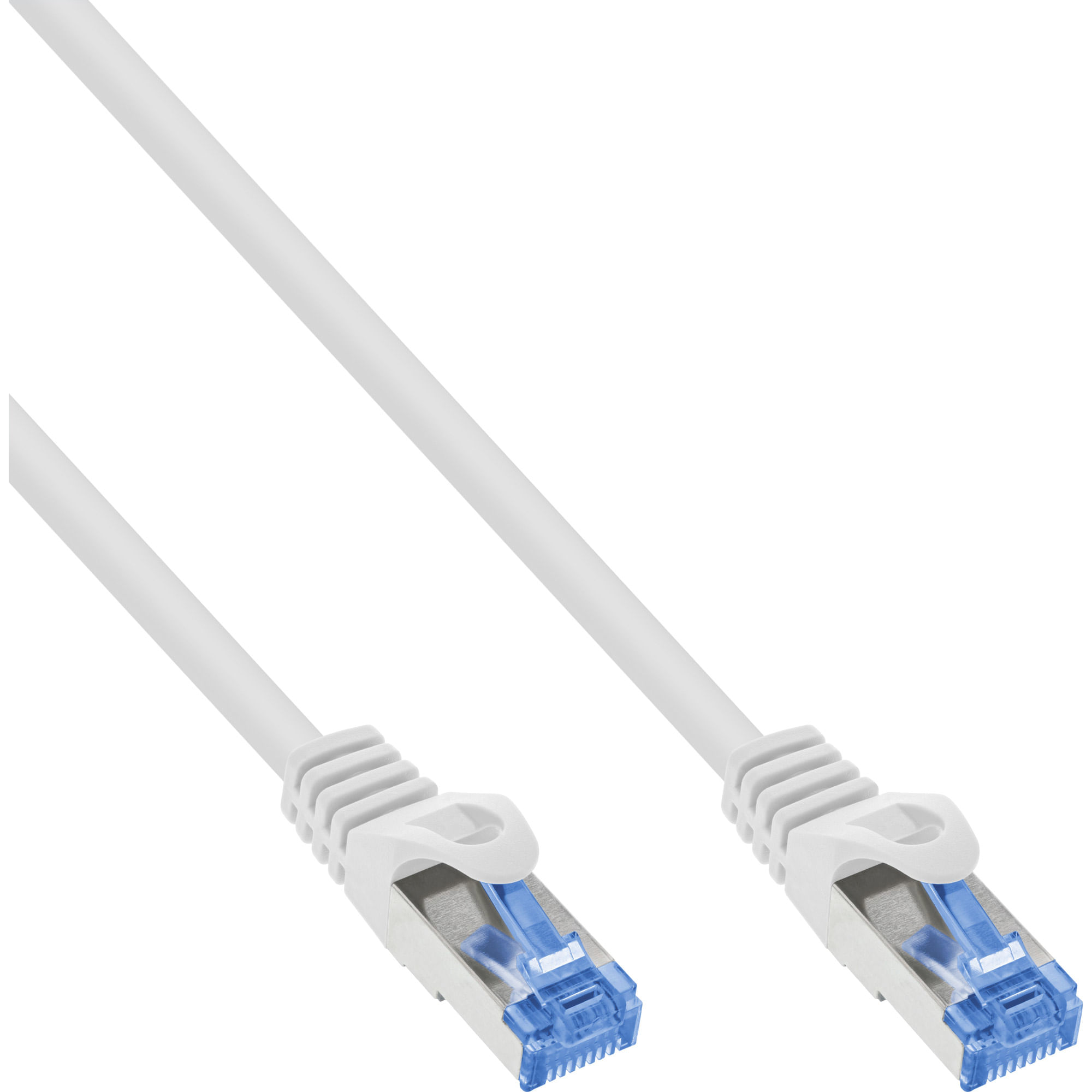 InLine InLineCavo Patch Lan, Cat.6A, S/FTP, TPE flessibile, bianco, 1m