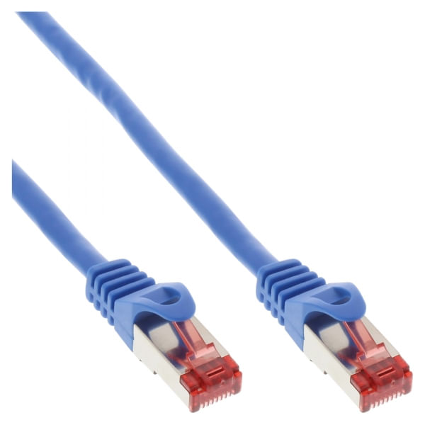 InLine Cavo patch - S-FTP PiMf - Cat.6 - 250 MHz - PVC - rame - blu - 025 m InLine 4043718072675 cavo di rete Blu 0,25 m Cat6 S/FTP (S-STP)