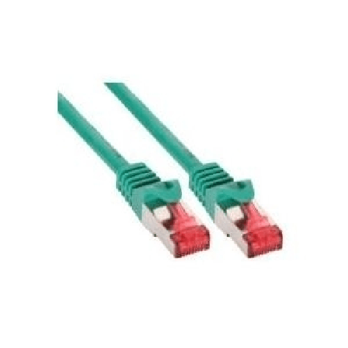 InLine Cavo patch Lan, S/FTP(PiMf), Cat.6, 250MHz, CU, halogenf., verde, 5m