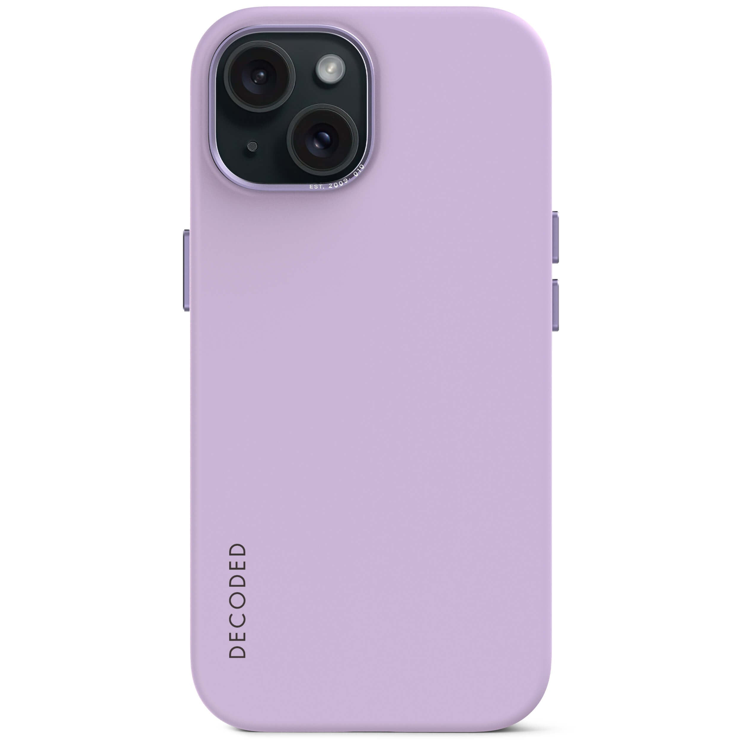 Decoded Cover posteriore in silicone antimicrobico decodificato per iPhone 15 Plus Lavanda Decoded D24IPO15PLBCS9DR custodia per cellulare 17 cm (6.7"