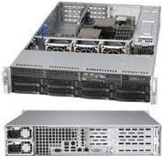 Supermicro SuperChassis 825TQC-R1K03WB - Rack - Server - Nero - 1000 W - 35" - 5 - 35 C Supermicro SuperChassis 825TQC-R1K03WB Supporto Nero 1000 W