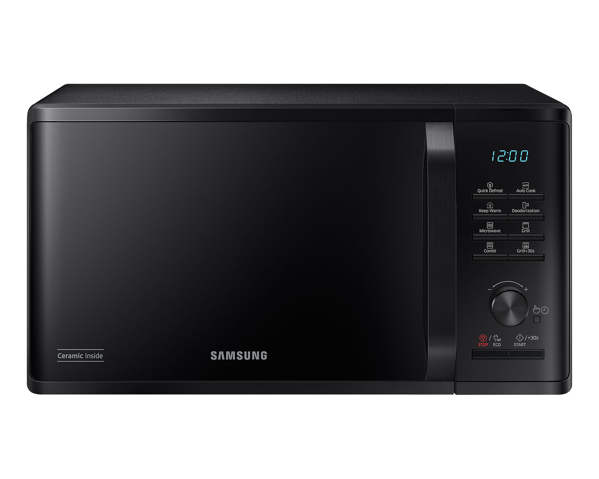 Samsung Typ Solo Samsung MG23B3515AK/EN forno a microonde Nero Microonde con grill Superficie piana 23 L 1250 W