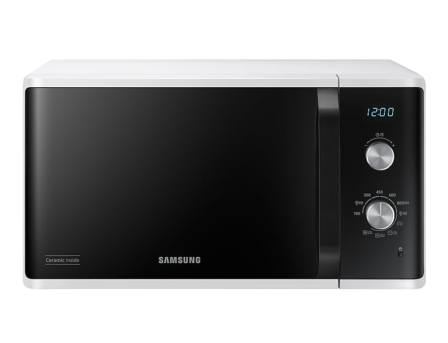 Samsung Bauart Standgert Farbe Edelstahl/schwarz Garraum 23l Mikrowelle (Ausgangsleistung Samsung MG23K3614AW/EG forno a microonde Bianco Microonde