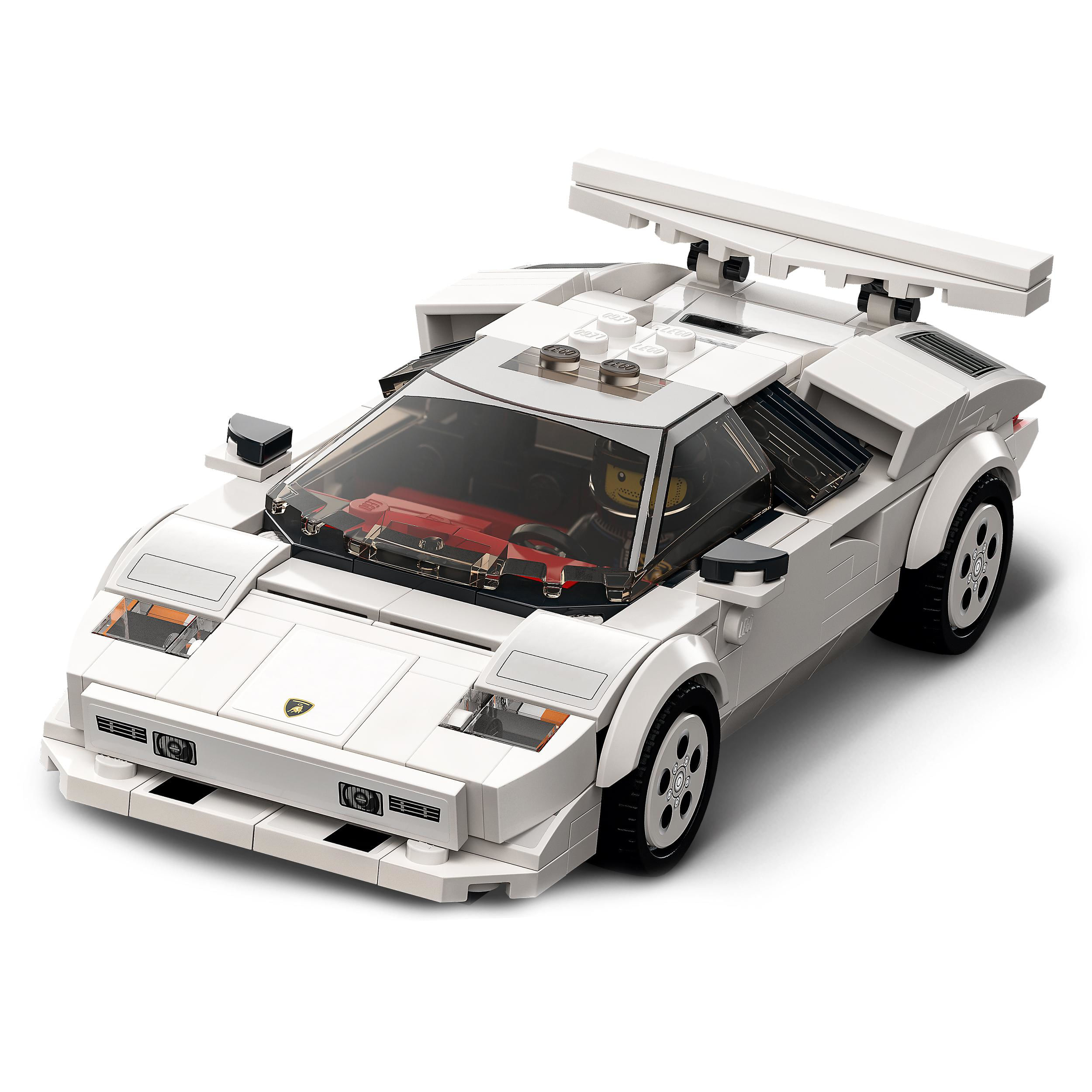 LEGO Speed Champions 76908 Lamborghini Countach, Giochi per Bambini di 8+ Anni, Auto Sportiva Giocattolo