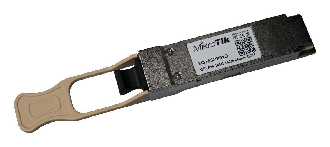 Mikrotik XQ+85MP01D Netzwerk-Transceiver-Modul Faseroptik 100000 Mbit/s QSFP28 850 nm (XQ+85MP01D) Mikrotik XQ+85MP01D modulo del ricetrasmettitore di