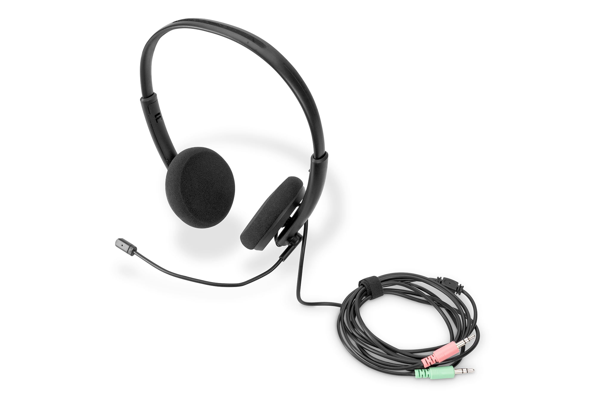 Digitus DA12202 Cuffie per Ufficio On Ear con Riduzione del Rumore Stereo 3.5mm Digitus Cuffie per ufficio On Ear con riduzione del rumore, stereo 3,5