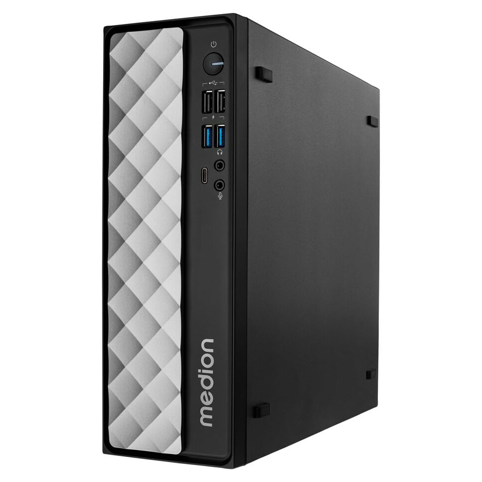 Hp MEDION T80 MINI PC Intel Core i5 i5-12450H 16 GB DDR4-SDRAM 512 GB SSD Nero, Grigio MEDION T80 MINI PC Intel Core i5 i5-12450H 16 GB DDR4-SDRAM