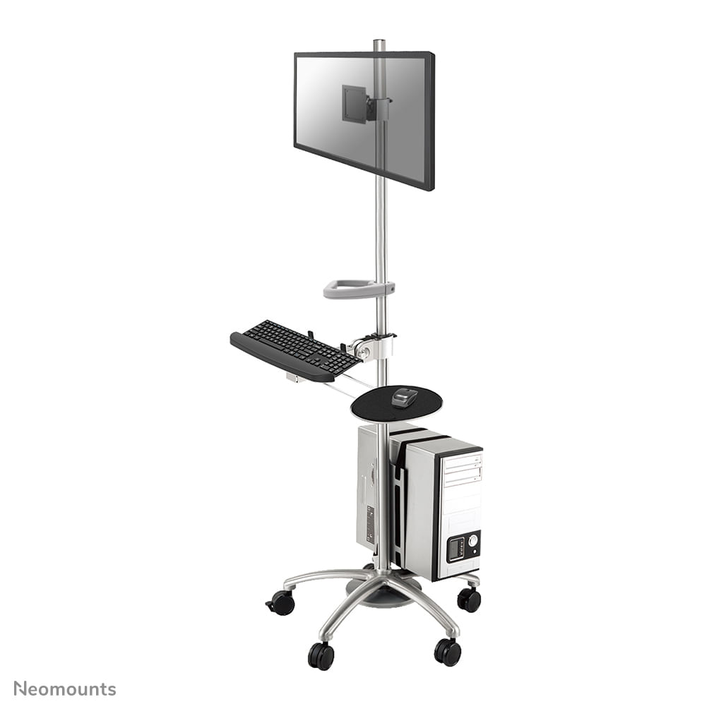 NEOMOUNTS BY NEWSTAR MOBILE WORKPLACE FLOOR STAND Neomounts Stazione di lavoro mobile per monitor