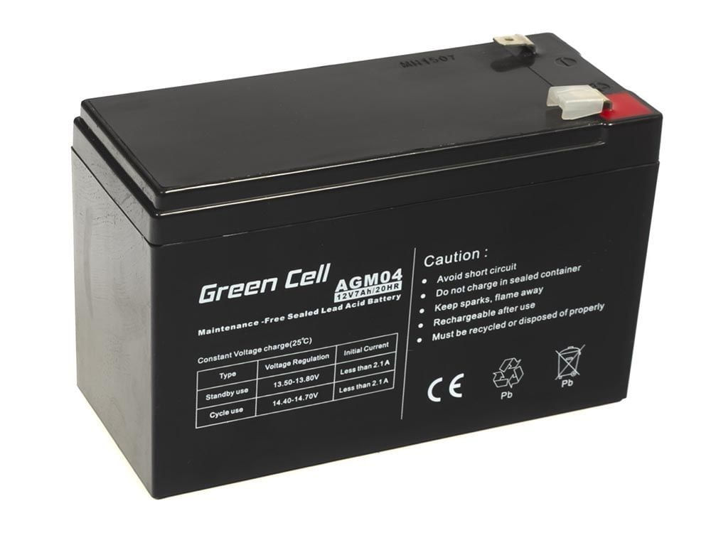 Green Cell Batteria per Gruppo di Continuità UPS Green Cell AGM04 7 Ah 12 V Green Cell AGM04 batteria UPS Acido piombo (VRLA) 12 V 7 Ah