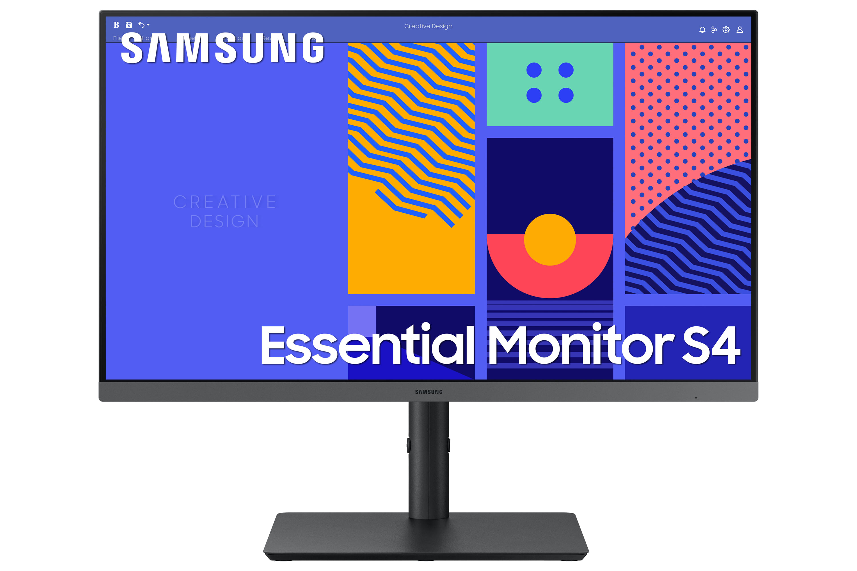 Samsung Essential Monitor S4 S43GC Monitor PC 61 cm (24") 1920 x 1080 Pixel Full HD LCD Nero Samsung S43GC LED display 61 cm (24") 1920 x 1080 Pixel F