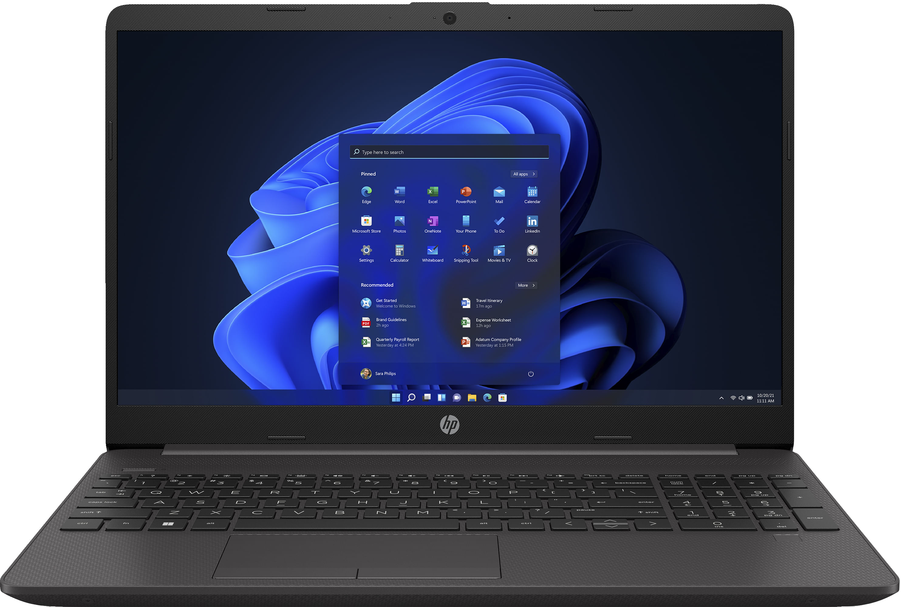 HP 250 G9 Intel Core i7 i7-1255U Computer portatile 39,6 cm (15.6") Full HD 32 GB DDR4-SDRAM 1 TB SSD Wi-Fi 5 (802.11ac) Windows 11 Home Argento